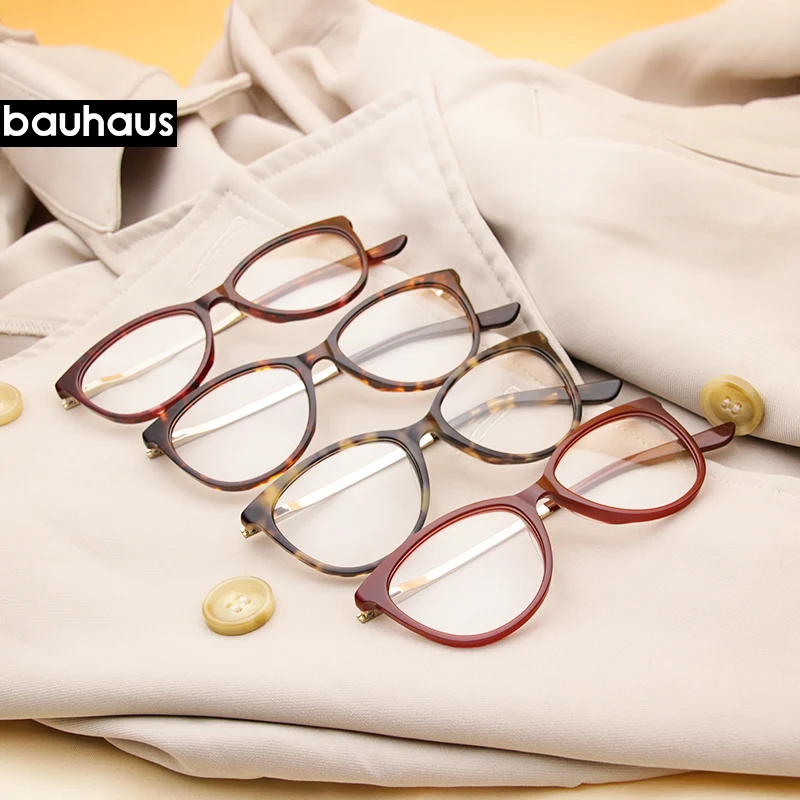 Bauhaus Oversized Clear Lens Glasses Men Women Retro Metal Frame Eyeglasses Transparent Optical Cat Eye Glasses Frames
Bauhaus Oversized Clear Lens Glasses Men Women Retro Metal Frame Eyeglasses Transparent Optical Cat Eye Glasses Frames