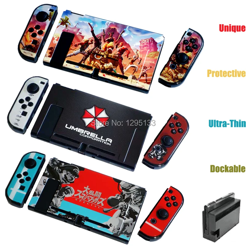DIY Plastic Protective Decel Shell Hard Case Cover For Nintend Switch Game Console Protector for Nintendoswith Joycon Controller
DIY Plastic Protective Decel Shell Hard Case Cover For Nintend Switch Game Console Protector for Nintendoswith Joycon Controller