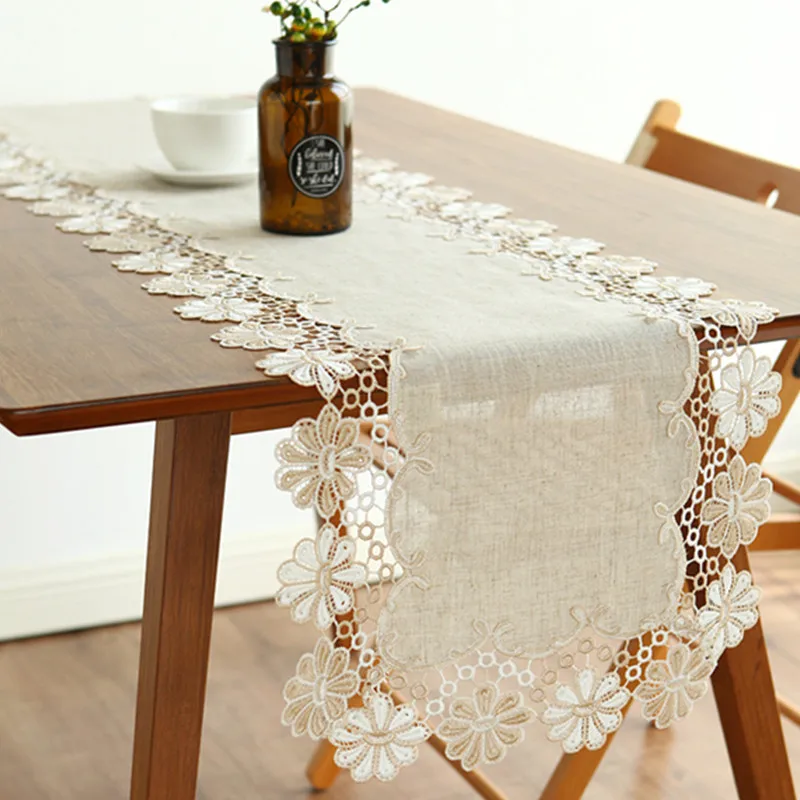 Flax Table Runner Elegant Lace Tableware Dining Room Restaurant Hotel Table Setting Wedding Holiday Event Caterer Decoration P26
Flax Table Runner Elegant Lace Tableware Dining Room Restaurant Hotel Table Setting Wedding Holiday Event Caterer Decoration P26