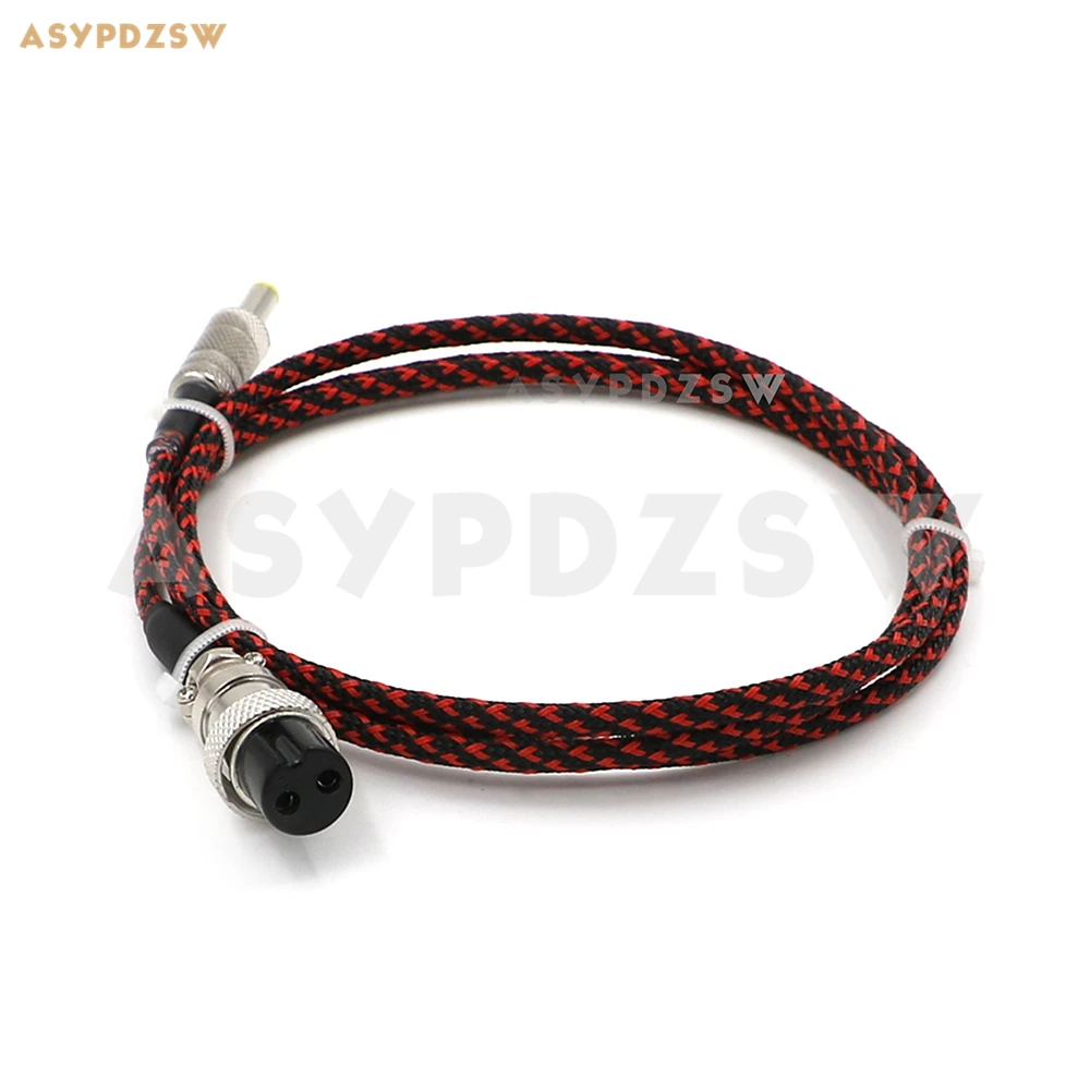 1.2M GX16-2 Pin to 5.5*2.5mm Silver plated DC Linear power supply Air output cable
1.2M GX16-2 Pin to 5.5*2.5mm Silver plated DC Linear power supply Air output cable