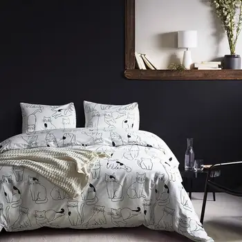 3pcs Queen/King Size 100% Cotton Duvet Quilt Cover 2 Pillowcase Printed Home Bedclothes
3pcs Queen/King Size 100% Cotton Duvet Quilt Cover 2 Pillowcase Printed Home Bedclothes