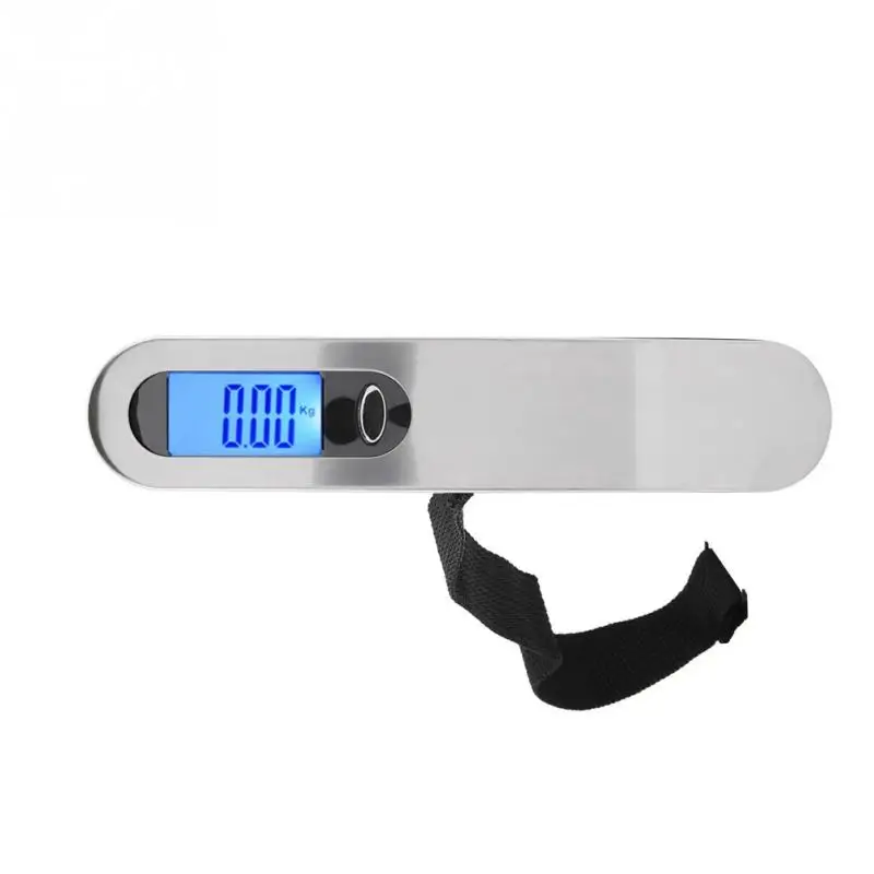 Stainless Steel Hanging Scale Luggage Scale Electronic Digital Scale 50kg Portable Electronic Digital Weighing Scales 
Stainless Steel Hanging Scale Luggage Scale Electronic Digital Scale 50kg Portable Electronic Digital Weighing Scales