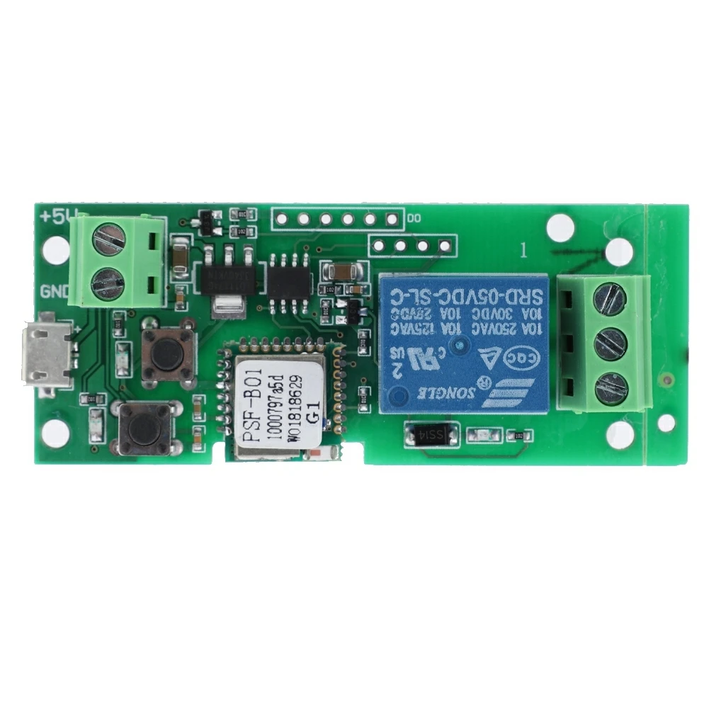 Sonoff DC 5V Wifi Switch Wireless Relay Module Smart Home Automation For Access Control Systemr Inching/Self-Locking
Sonoff DC 5V Wifi Switch Wireless Relay Module Smart Home Automation For Access Control Systemr Inching/Self-Locking
