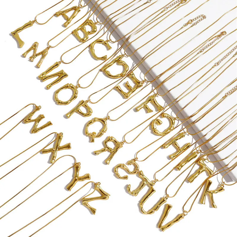 JOUVAL 26 Letters Pendant Necklace For Women Gold Color Chain Alphabet Boho Style Statement Punk Party Jewelry Collier Femme
JOUVAL 26 Letters Pendant Necklace For Women Gold Color Chain Alphabet Boho Style Statement Punk Party Jewelry Collier Femme