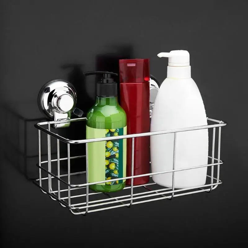 Bathroom Storage Rack Stainless Steel Corner Shelf Strong Suction Cup Sucker Traceless Shelf Bathroom Accessories Soap Holder
Bathroom Storage Rack Stainless Steel Corner Shelf Strong Suction Cup Sucker Traceless Shelf Bathroom Accessories Soap Holder