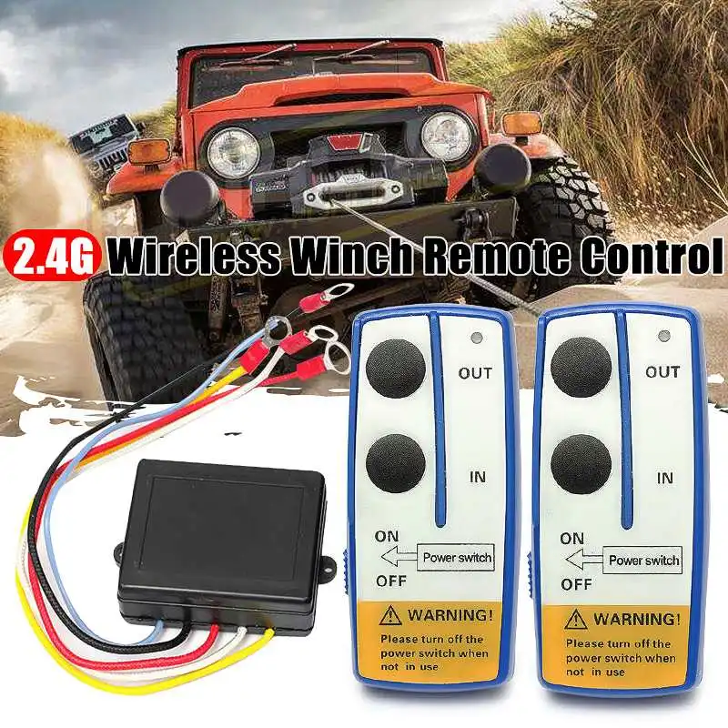 NEW Universal 12V Car Wireless Winch Electric Remote Control With Manual Transmitter Set Truck ATV SUV Truck Vehicle Trailer Kit
NEW Universal 12V Car Wireless Winch Electric Remote Control With Manual Transmitter Set Truck ATV SUV Truck Vehicle Trailer Kit