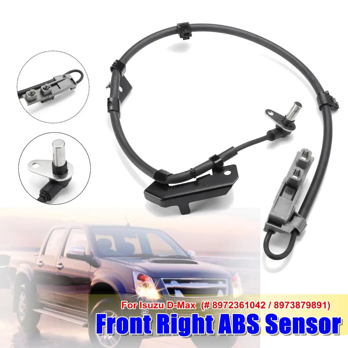 ABS Sensor Car Front Right R/H For Isuzu D-Max Rodeo 2.5TD / 3.0TD 2003-2012 8972361042 8973879891
ABS Sensor Car Front Right R/H For Isuzu D-Max Rodeo 2.5TD / 3.0TD 2003-2012 8972361042 8973879891