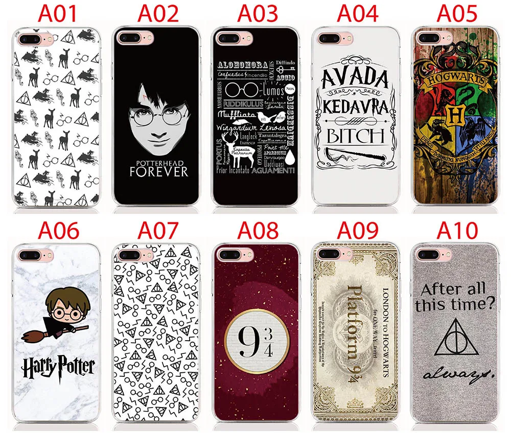 

For Lenovo K8 Note K8 Plus Vibe P2 S5 K8 K5 Note K6 Note Case Harry Potter 2D Paiting Back Silicon Cover Soft TPU