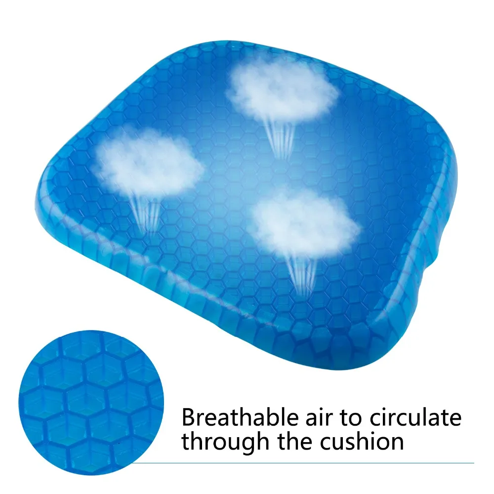 Seat Cushion Non Slip Chair Pad Breathable Honeycomb Prevents Soft Sit Cushion Sweaty Bottom for Office Car Wheelchair
Seat Cushion Non Slip Chair Pad Breathable Honeycomb Prevents Soft Sit Cushion Sweaty Bottom for Office Car Wheelchair