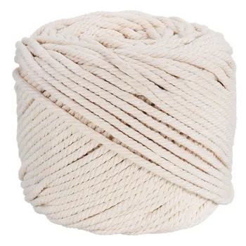 4mm Macrame Rope Twisted String Cotton Cord For Handmade Natural Beige Rope DIY Accessories Natural Beige Artisan100M 3
4mm Macrame Rope Twisted String Cotton Cord For Handmade Natural Beige Rope DIY Accessories Natural Beige Artisan100M 3