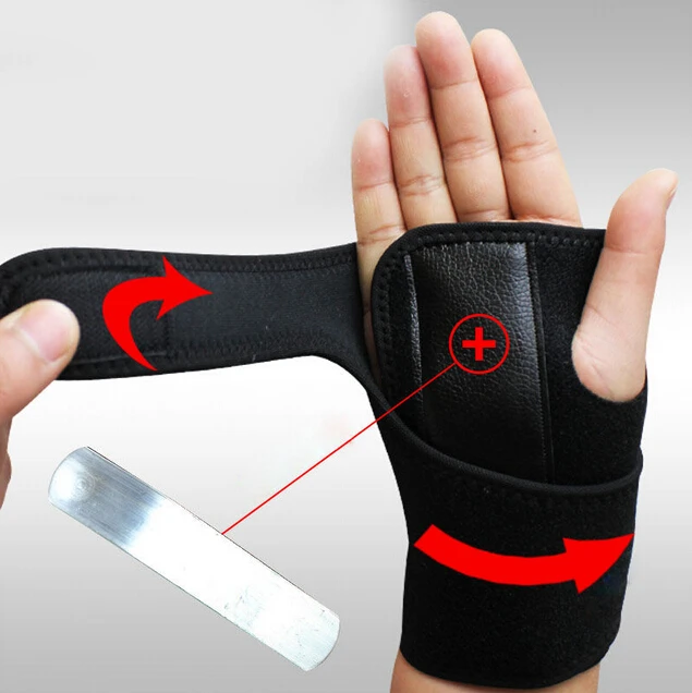 1Pcs Sport Wristband Steel Wrist Brace Wrist Support Splint Fractures Carpal Tunnel Sprain Mouse Hand Adjustable Wristbands
1Pcs Sport Wristband Steel Wrist Brace Wrist Support Splint Fractures Carpal Tunnel Sprain Mouse Hand Adjustable Wristbands