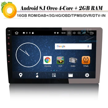 Detachable 1 Din 10.1" Android 8.1 Autoradio DAB+Sat Nav Car Multimedia Player Car stereo WiFi 4G GPS Radio BT DVR OBD DVT-IN
Detachable 1 Din 10.1" Android 8.1 Autoradio DAB+Sat Nav Car Multimedia Player Car stereo WiFi 4G GPS Radio BT DVR OBD DVT-IN