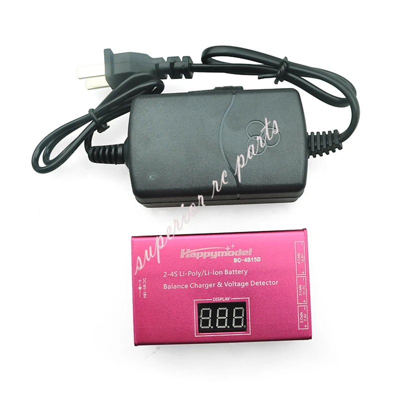 BC4S15D 2-4S Battery Balance Charger & Voltage Detector Charging Adapter with LCD Display for 2S/3S/4S LiPo Li-ion GSX
BC4S15D 2-4S Battery Balance Charger & Voltage Detector Charging Adapter with LCD Display for 2S/3S/4S LiPo Li-ion GSX