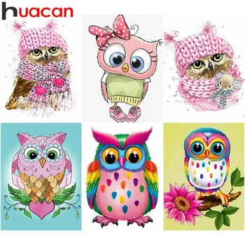 HUACAN 5d DIY Diamond Painting Cartoon Full Square Drill Diamond Embroidery Owl Cross Stitch Mosaic Decoration Home Girl Hobby
HUACAN 5d DIY Diamond Painting Cartoon Full Square Drill Diamond Embroidery Owl Cross Stitch Mosaic Decoration Home Girl Hobby