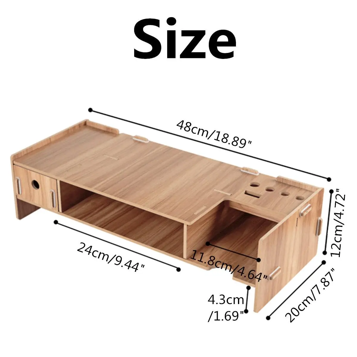 Multi-function Desktop Monitor Stand Computer Screen Riser Wooden Shelf Plinth Strong Laptop Stand Desk Holder For Notebook TV
Multi-function Desktop Monitor Stand Computer Screen Riser Wooden Shelf Plinth Strong Laptop Stand Desk Holder For Notebook TV