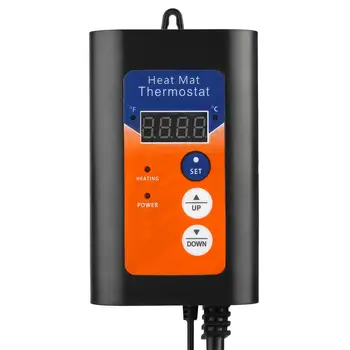 Digital Temperature Controller Portable Thermostat Thermoregulator for Incubator Relay LED Heating Cooling US 120V
Digital Temperature Controller Portable Thermostat Thermoregulator for Incubator Relay LED Heating Cooling US 120V