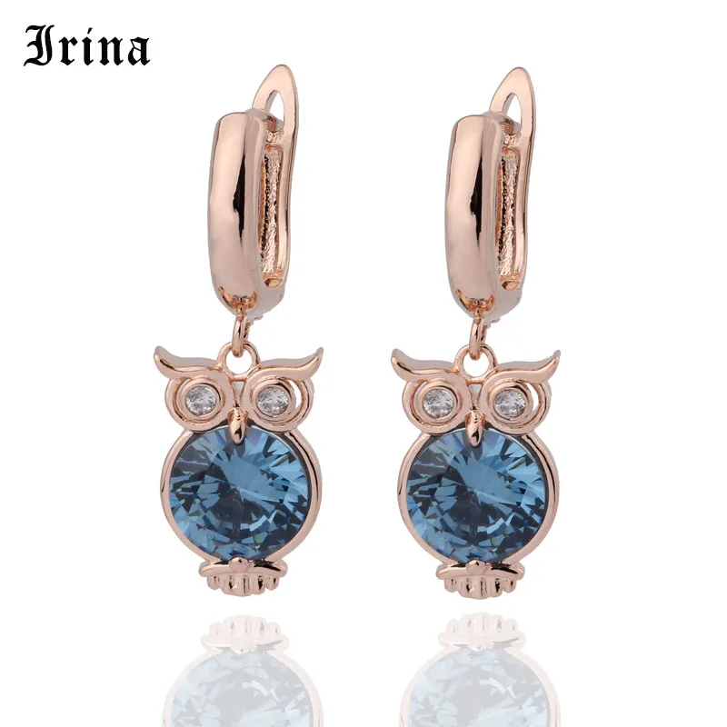 Irina Classic fashion owl animal jewelry cute earrings pendant retro animal earrings multicolor embedded Rhinestone earrings
Irina Classic fashion owl animal jewelry cute earrings pendant retro animal earrings multicolor embedded Rhinestone earrings