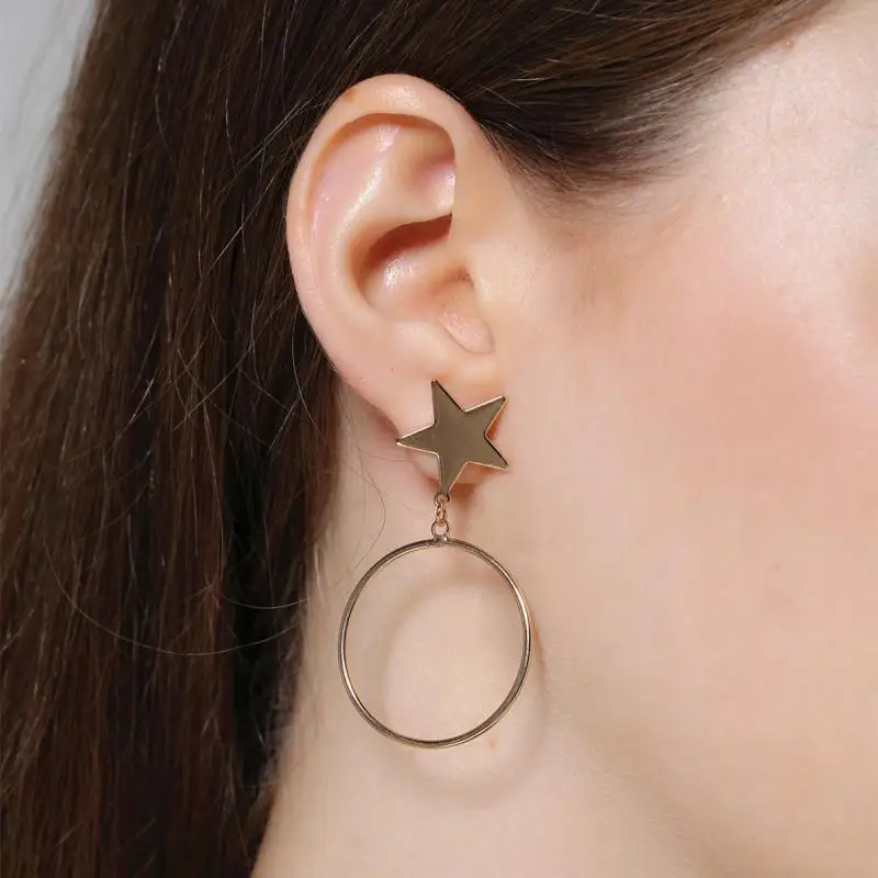 Jewelry Best Selling Simple Five-pointed Stars Circle Moon Rhinestone Earrings For Women Set Earrings Jewelry Crystal Earrings
Jewelry Best Selling Simple Five-pointed Stars Circle Moon Rhinestone Earrings For Women Set Earrings Jewelry Crystal Earrings