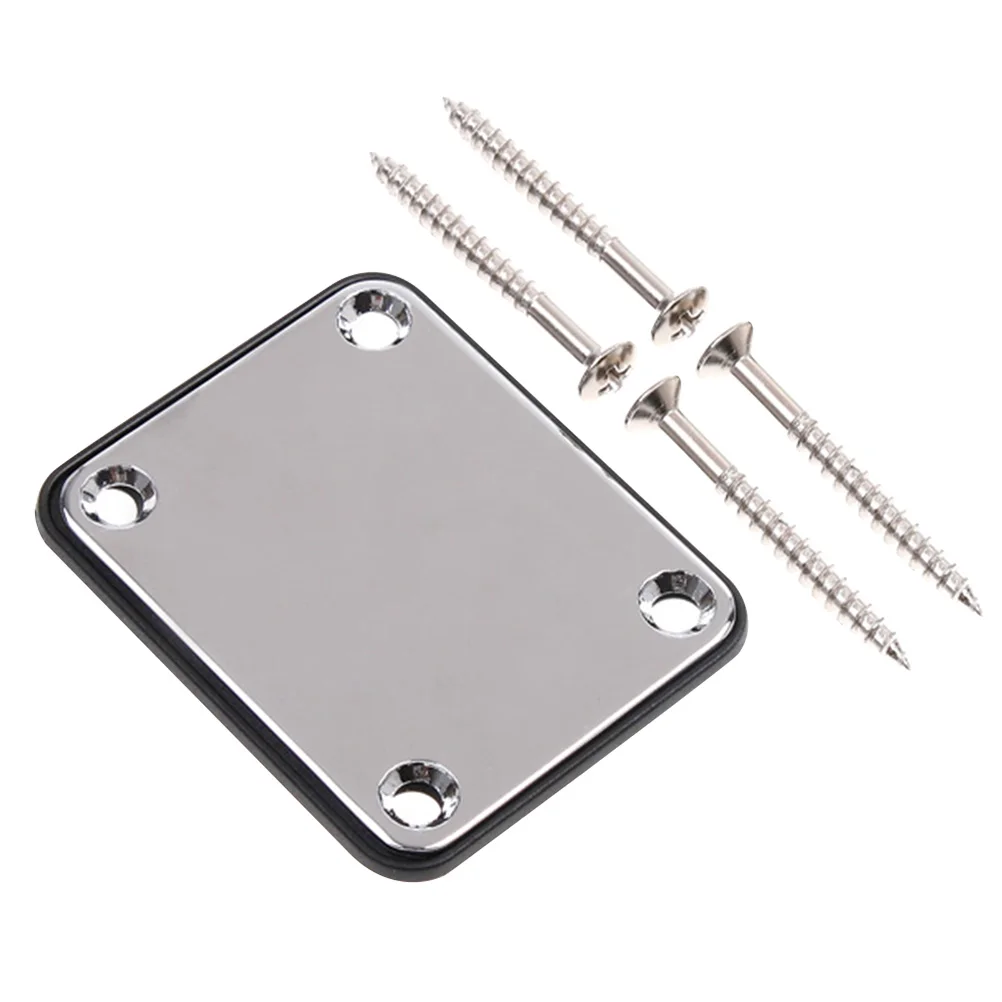 2Pc Electric Guitar Neck Plate with Screws for Strat Tele Guitar Precision Jazz Bass Replacement (Silver)
2Pc Electric Guitar Neck Plate with Screws for Strat Tele Guitar Precision Jazz Bass Replacement (Silver)