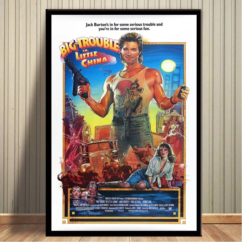 Big Trouble In Little China Vintage Movie Poster Canvas Print Wall Art Home Decor No Frame
Big Trouble In Little China Vintage Movie Poster Canvas Print Wall Art Home Decor No Frame