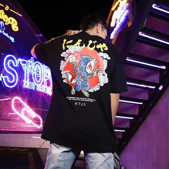 2019 Summer Men's Fashion Brand Cartoon Printing Round Neck Short Sleeve Loose Black/ White Clothes T-shirt Big Size M-5XL
2019 Summer Men's Fashion Brand Cartoon Printing Round Neck Short Sleeve Loose Black/ White Clothes T-shirt Big Size M-5XL