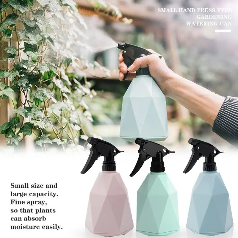 600ml Candy Color Watering Flower Watering Can Small Hand Pressure Watering Can Geometry Beautiful And Practical High Quality
600ml Candy Color Watering Flower Watering Can Small Hand Pressure Watering Can Geometry Beautiful And Practical High Quality