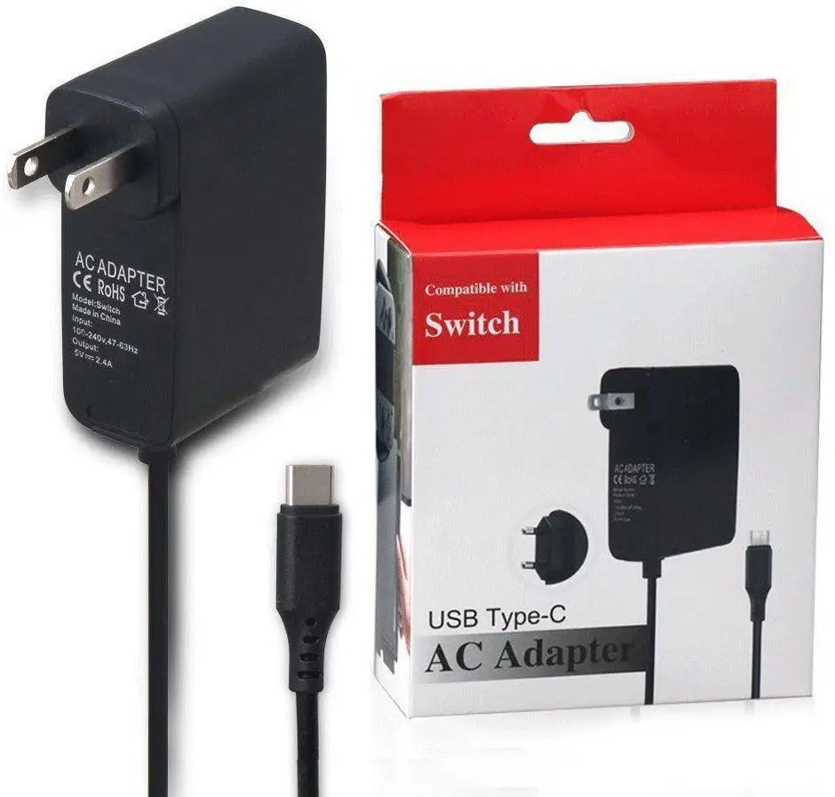 EastVita EU Plug Wall Travel Home Charge 5V 2.4A AC Adapter Charger For Nintend Switch NS Game Console USB Type C Power Supply
EastVita EU Plug Wall Travel Home Charge 5V 2.4A AC Adapter Charger For Nintend Switch NS Game Console USB Type C Power Supply