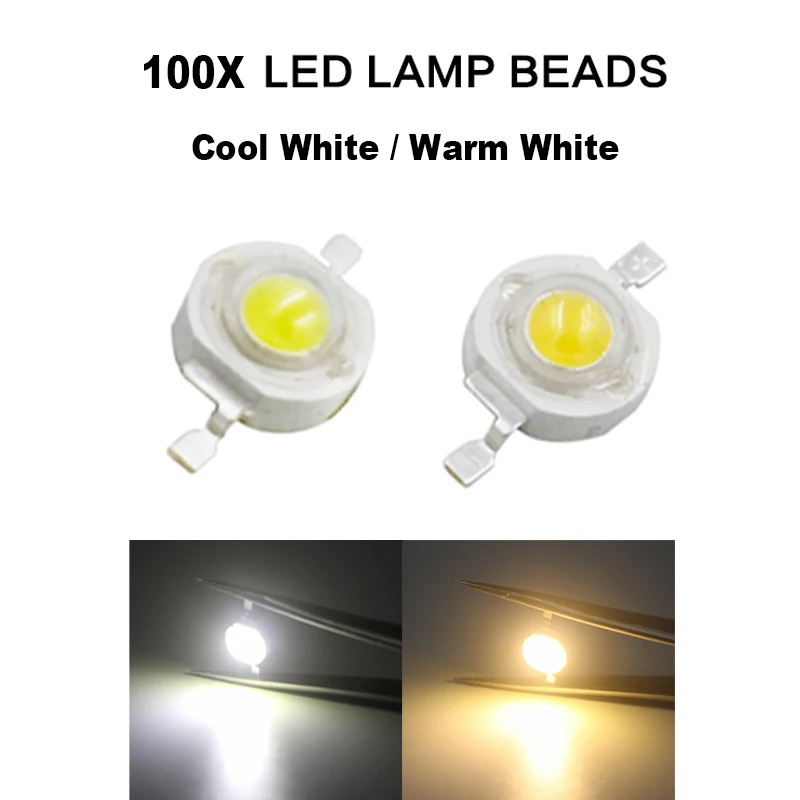 100x SMD COB Chip Cool/Warm White DIY LED Bulb LED Beads Lights Diodes Chip Wholesale 3W Without PCB Round High Power
100x SMD COB Chip Cool/Warm White DIY LED Bulb LED Beads Lights Diodes Chip Wholesale 3W Without PCB Round High Power