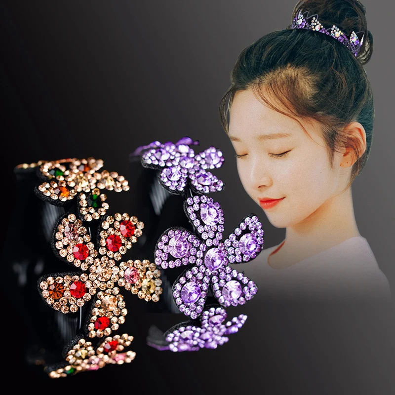 Bud-Like Hair Style Headwear 1PC Crystal Colors Fashion Rhinestone Flower Hair Claws 23 Colors Twist artifact
Bud-Like Hair Style Headwear 1PC Crystal Colors Fashion Rhinestone Flower Hair Claws 23 Colors Twist artifact