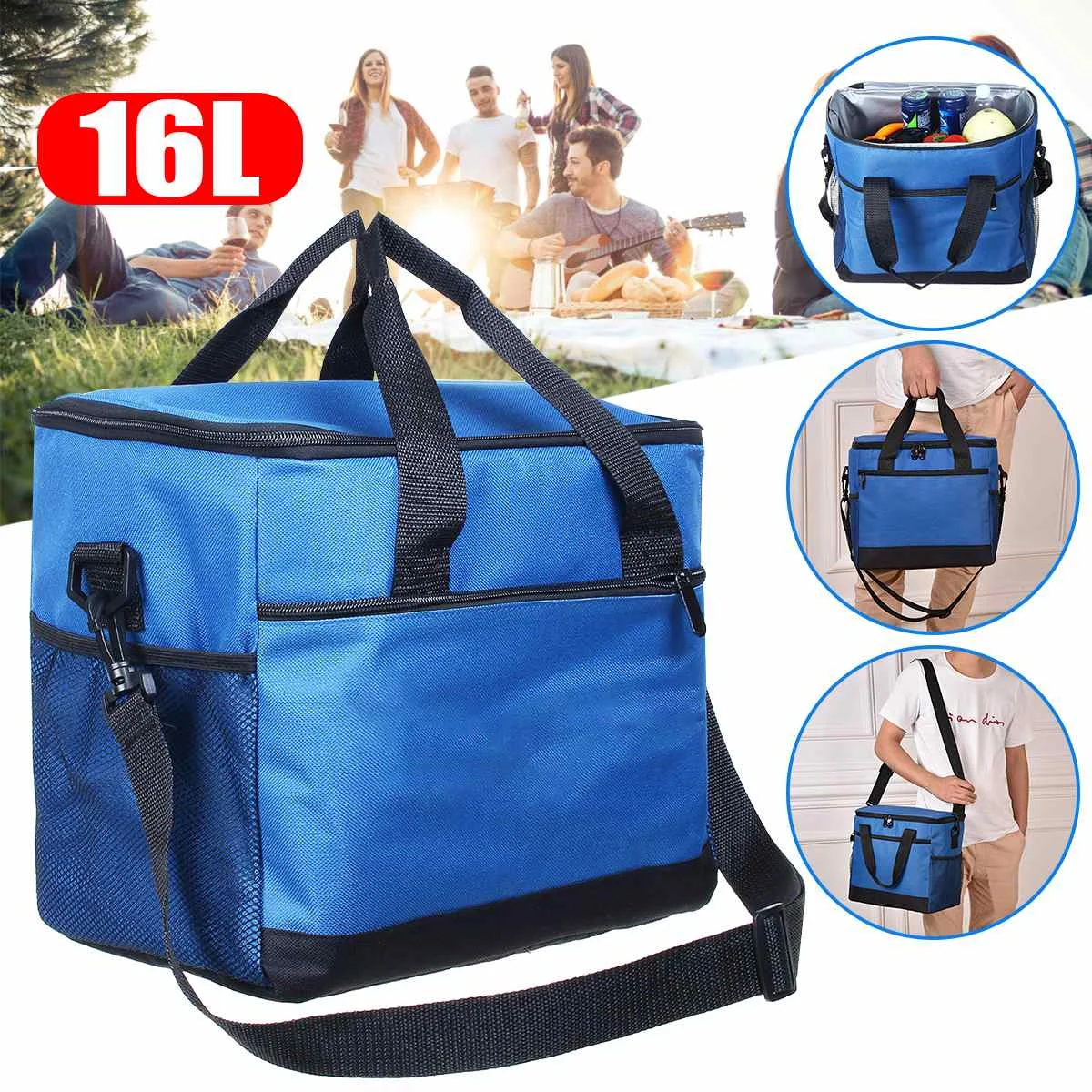 Portable Thermal Insulated Lunch Bag Storage Bag Food Picnic Box Organizer Suitcase Multifunction Backpack for Women Kids Men
Portable Thermal Insulated Lunch Bag Storage Bag Food Picnic Box Organizer Suitcase Multifunction Backpack for Women Kids Men