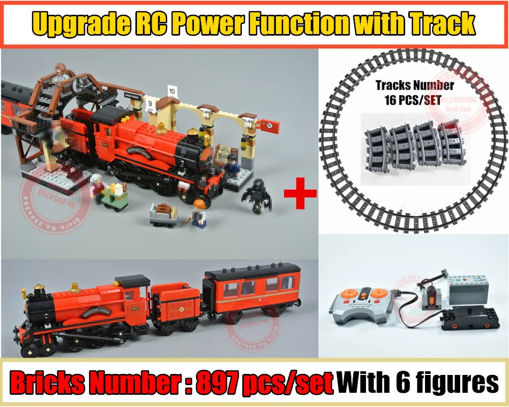 RC Motor power function Hogwarts Express Train station fit legoings technic Harry Potter figures Building Block Brick 75955 Toy
RC Motor power function Hogwarts Express Train station fit legoings technic Harry Potter figures Building Block Brick 75955 Toy