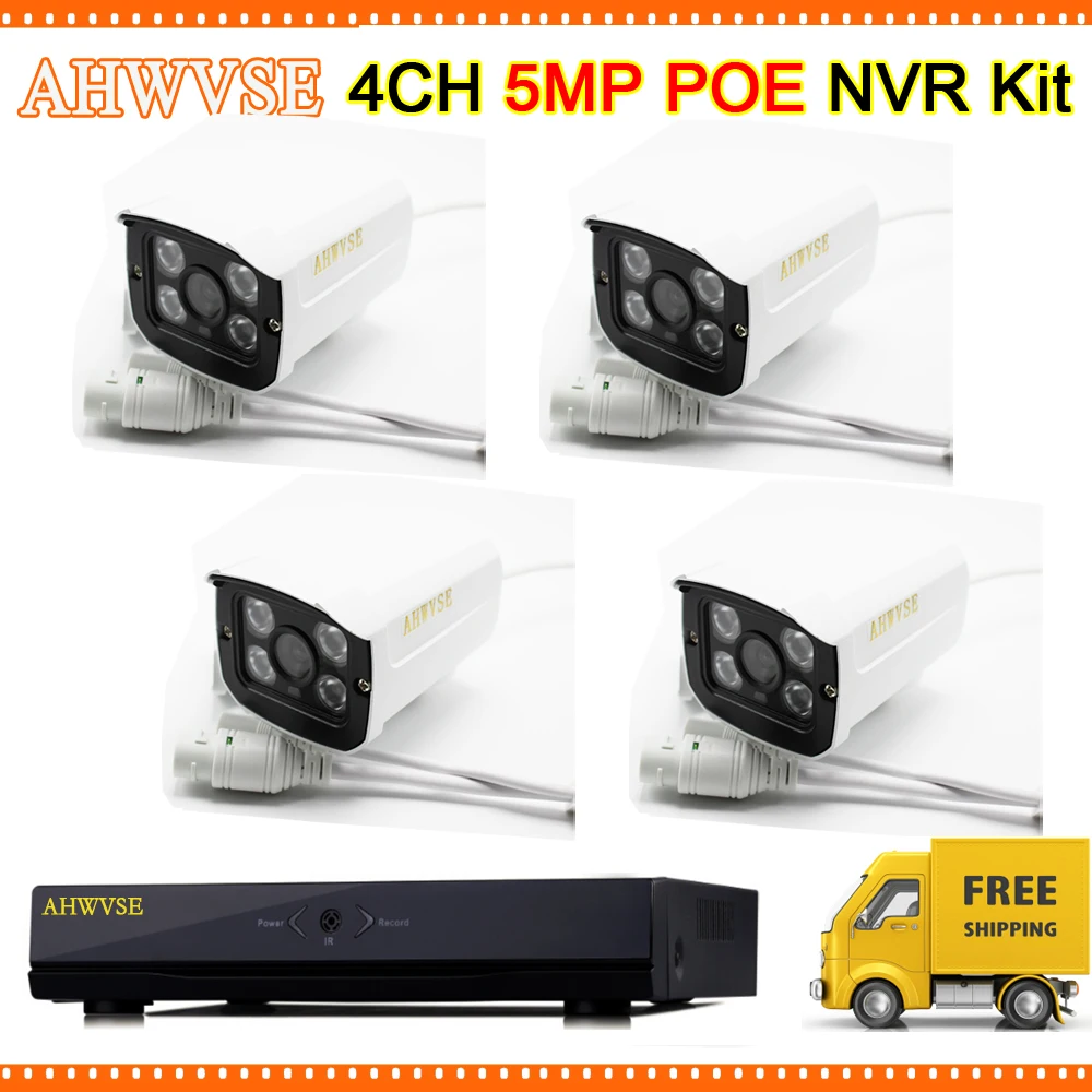 4CH 5MP POE NVR Kit with 4pcs 5MP IP Camera Outdoor Indoor Video Camera with POE
4CH 5MP POE NVR Kit with 4pcs 5MP IP Camera Outdoor Indoor Video Camera with POE