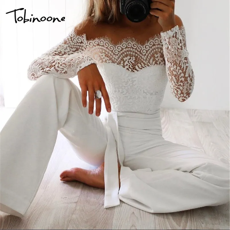 Tobinoone Sexy lace women jumpsuit romper mesh long sleeve jumpsuit 2019 Elegant summer jumpsuit overalls casual streetwear
Tobinoone Sexy lace women jumpsuit romper mesh long sleeve jumpsuit 2019 Elegant summer jumpsuit overalls casual streetwear