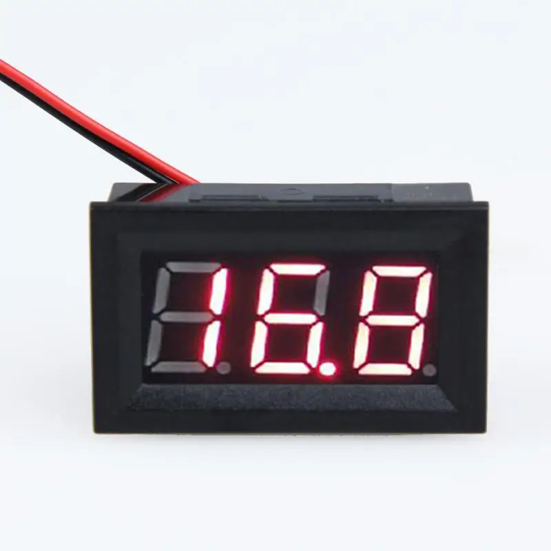 DC 3.2-30V 0.56" LCD Mini Auto Car Digital Voltmeter 2 Wire Red LED Panel Voltage Volt Meter Gauge Module Automobile Accessories
DC 3.2-30V 0.56" LCD Mini Auto Car Digital Voltmeter 2 Wire Red LED Panel Voltage Volt Meter Gauge Module Automobile Accessories