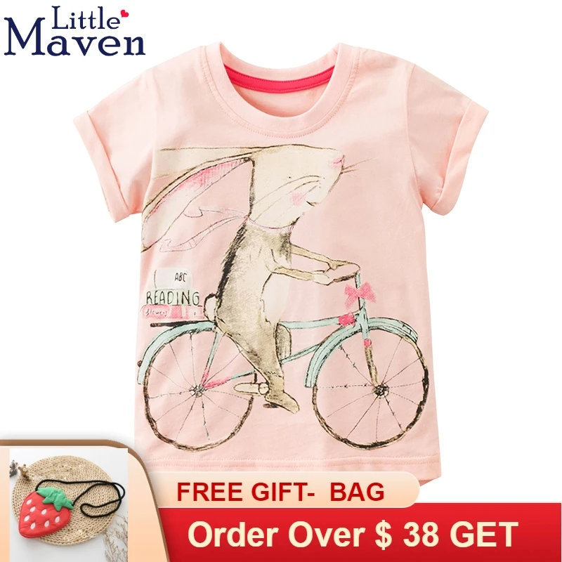 Girls Summer Tops Children T shirts Baby Clothes 2019 Rabbit Tee Shirt Fille Girl T-shirt 100% Cotton Kids Clothing 2-7Years
Girls Summer Tops Children T shirts Baby Clothes 2019 Rabbit Tee Shirt Fille Girl T-shirt 100% Cotton Kids Clothing 2-7Years