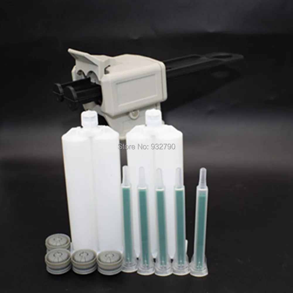 1:1 2:1 Dispensing Gun Manual Applicator + 2pcs 50mL AB Glue Cartridge + 5pc Epoxy Resin Acrylics Adhesive Mixing Nozzles Mixer
1:1 2:1 Dispensing Gun Manual Applicator + 2pcs 50mL AB Glue Cartridge + 5pc Epoxy Resin Acrylics Adhesive Mixing Nozzles Mixer