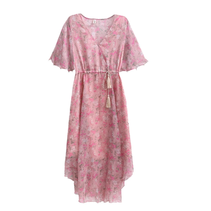 Chiffon out nursing dress pregnant woman short flare sleeve cross v-neck drawstring waist breastfeeding dress lactation dresses
Chiffon out nursing dress pregnant woman short flare sleeve cross v-neck drawstring waist breastfeeding dress lactation dresses