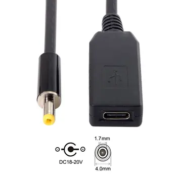 10pcs/lot CY USB-C USB 3.1 Type C to DC 20V 4.0 1.7mm Power Plug PD Emulator Trigger Charge Cable for Laptop
10pcs/lot CY USB-C USB 3.1 Type C to DC 20V 4.0 1.7mm Power Plug PD Emulator Trigger Charge Cable for Laptop