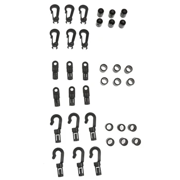 Marine 3 sets 18pcs Black Lashing Bungee Hooks Accessories for Surfing Kayak Canoe Boat Dinghy Yatch Camping Hiking Equipment
Marine 3 sets 18pcs Black Lashing Bungee Hooks Accessories for Surfing Kayak Canoe Boat Dinghy Yatch Camping Hiking Equipment