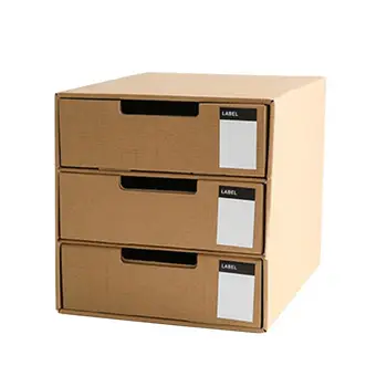 1 pc Storage Box Kraft Paper Three-layer Space-saving Drawer Type Makeup Organizer Stationery Container Document Holder
1 pc Storage Box Kraft Paper Three-layer Space-saving Drawer Type Makeup Organizer Stationery Container Document Holder