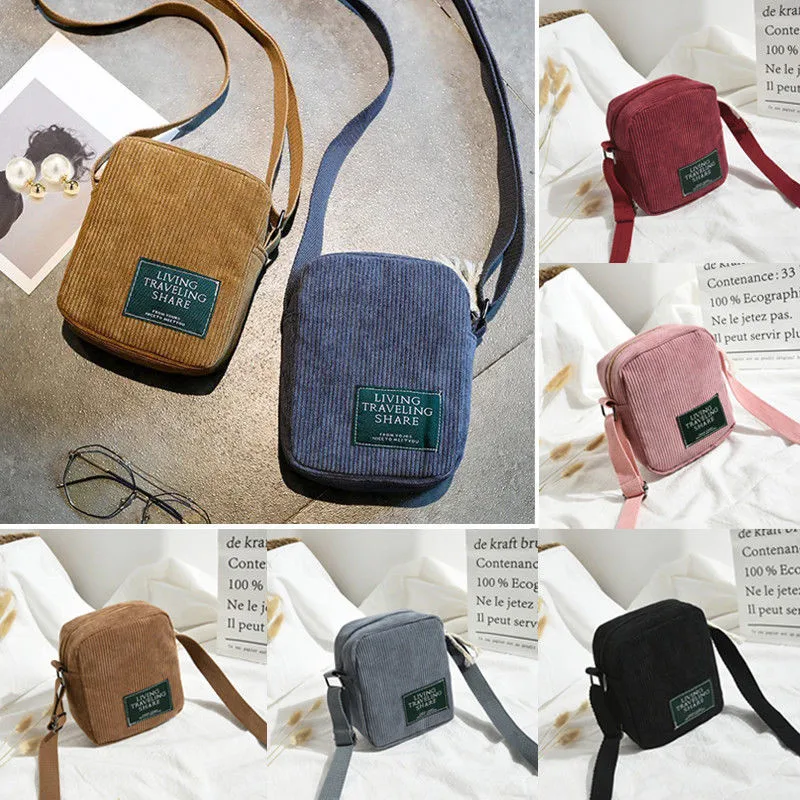 Fashion Women Casual Solid Corduroy Single Shoulder Lady Crossbody Bag Handbag Tote Messenger Coin Purse For Girls
Fashion Women Casual Solid Corduroy Single Shoulder Lady Crossbody Bag Handbag Tote Messenger Coin Purse For Girls