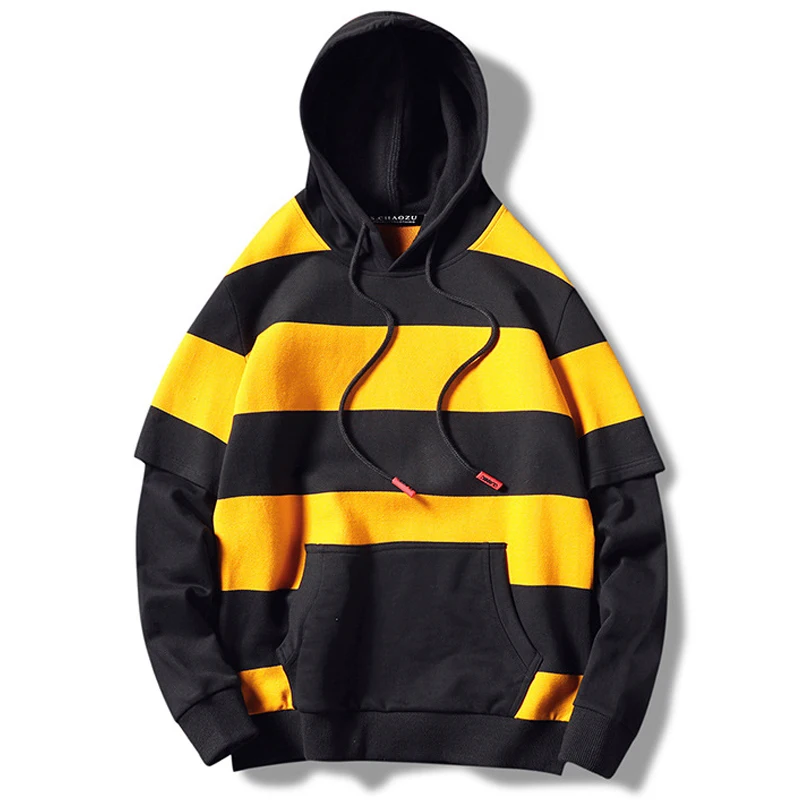 Hip Hop Men Hoodie Sweatshirt Japan Style Stripe Hoodies Streetwear 2019 Spring Male Cotton Pullover Hoody Fake Two Pieces Wj230
Hip Hop Men Hoodie Sweatshirt Japan Style Stripe Hoodies Streetwear 2019 Spring Male Cotton Pullover Hoody Fake Two Pieces Wj230