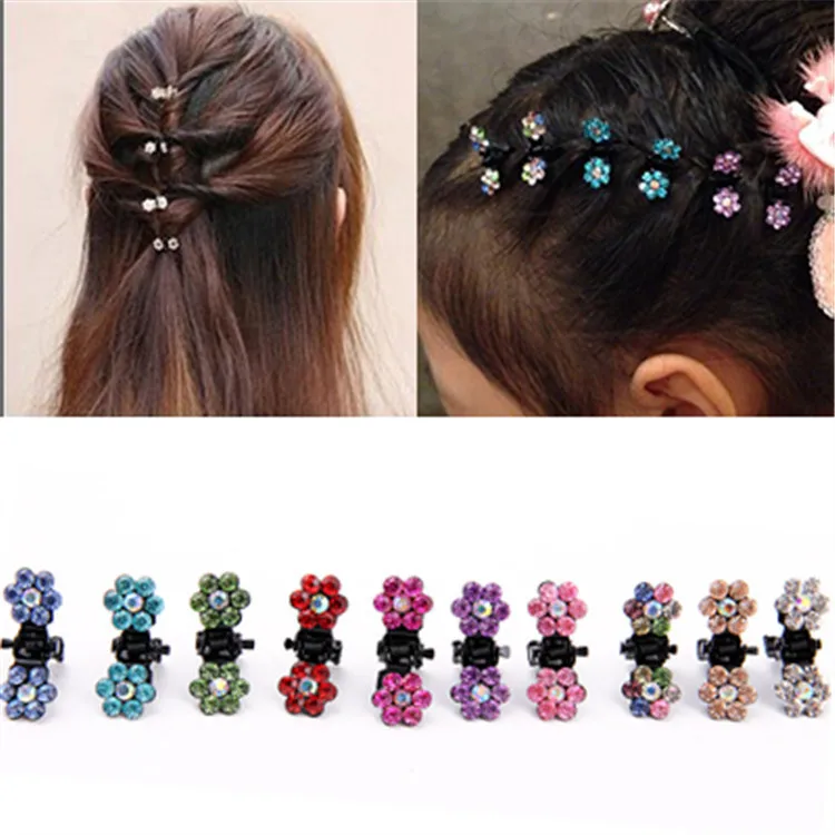 12PCS Lovely Mini Plum Crystal Hair Claws Hairpins Children Hair Clips Kids Headwear Princess Barrette Girls Hair Accessories
12PCS Lovely Mini Plum Crystal Hair Claws Hairpins Children Hair Clips Kids Headwear Princess Barrette Girls Hair Accessories