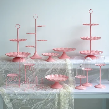 metal cake stand Pink color cupcake plate tools for cake perfume tray candy bar accessory for home decoration
metal cake stand Pink color cupcake plate tools for cake perfume tray candy bar accessory for home decoration
