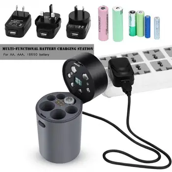 Multi-functional Smart Battery Charger Nickel Cadmium Lithium Battery Charging Station Phone Power Bank 18650 charger
Multi-functional Smart Battery Charger Nickel Cadmium Lithium Battery Charging Station Phone Power Bank 18650 charger