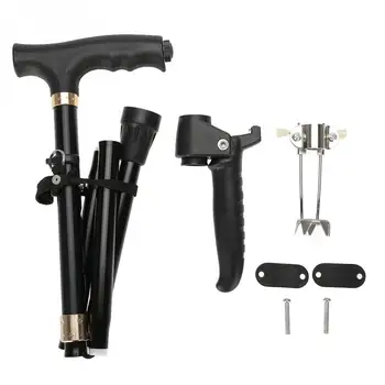 Lightweight Aluminum Alloy Folding Elderly Walking Stick Cane Crutch with Light for Climbing for outdoor walking
Lightweight Aluminum Alloy Folding Elderly Walking Stick Cane Crutch with Light for Climbing for outdoor walking