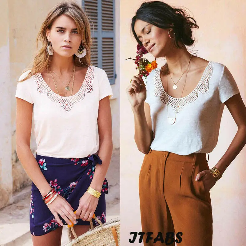 2019 The Newest Fashion Wear Take Summer Womens Casual Tops Short Sleeve Crew Neck Floral T-Shirt Ladies
2019 The Newest Fashion Wear Take Summer Womens Casual Tops Short Sleeve Crew Neck Floral T-Shirt Ladies