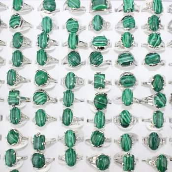 Small Malachite Stone Ring Fashion Silver Mixed Size Color Wedding Jewelry Promise Engagement Rings For Women
Small Malachite Stone Ring Fashion Silver Mixed Size Color Wedding Jewelry Promise Engagement Rings For Women