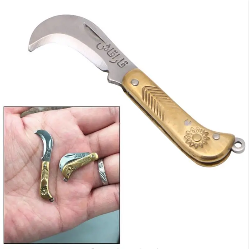 Mini Folding Knife Vintage Engraved Small Pocket Keychain Tactical Folder Cutter Brass New Vintage Engraving
Mini Folding Knife Vintage Engraved Small Pocket Keychain Tactical Folder Cutter Brass New Vintage Engraving