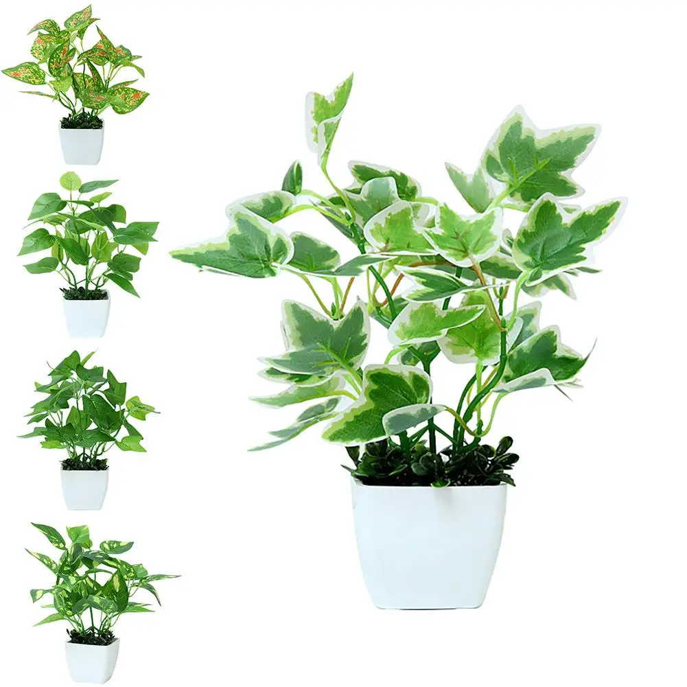 Cute Bonsai Simulation Scindapsus Aureus Pot Plant Mini Ornaments Artificial Plant Bonsai Home Green Plant Decorations Supplies
Cute Bonsai Simulation Scindapsus Aureus Pot Plant Mini Ornaments Artificial Plant Bonsai Home Green Plant Decorations Supplies